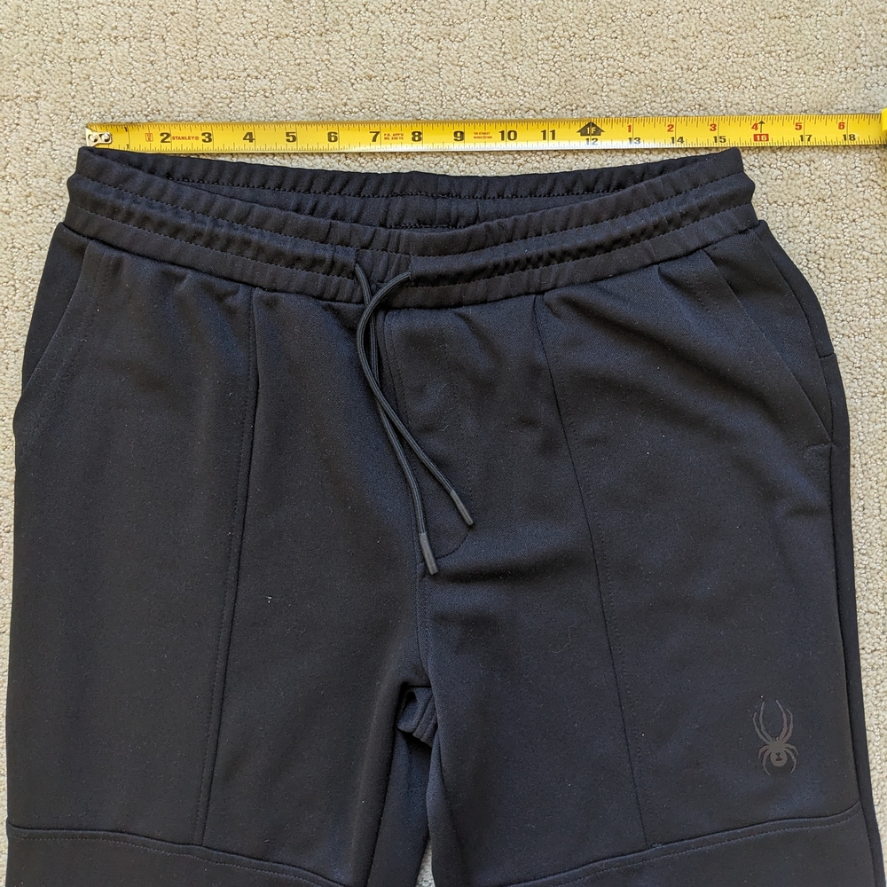 Spyder Men Sweatpants M Black Active Jogger Athletic Gym Casual Comfy Athleisure - Picture 4 of 5